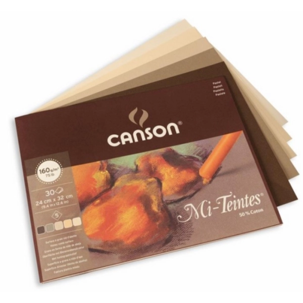 BLOC MI-TEINTES ASSORTIT TERRES 32X24