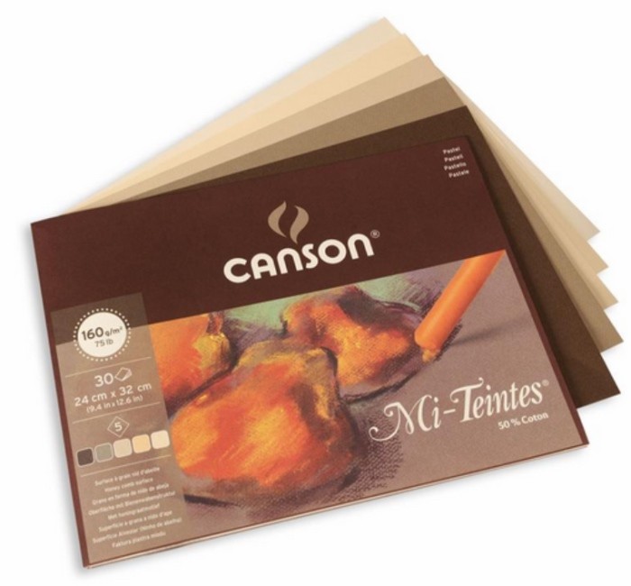 BLOC MI-TEINTES TERRES 32X24