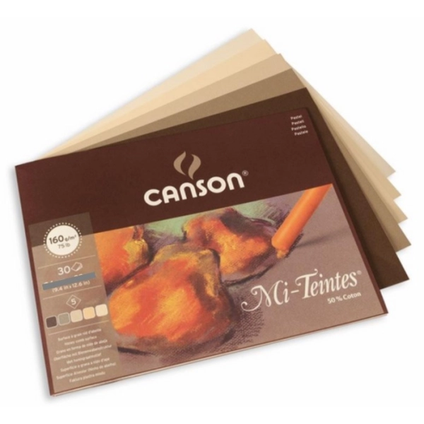 BLOC MI-TEINTES ASSORTIT TERRES 41x32