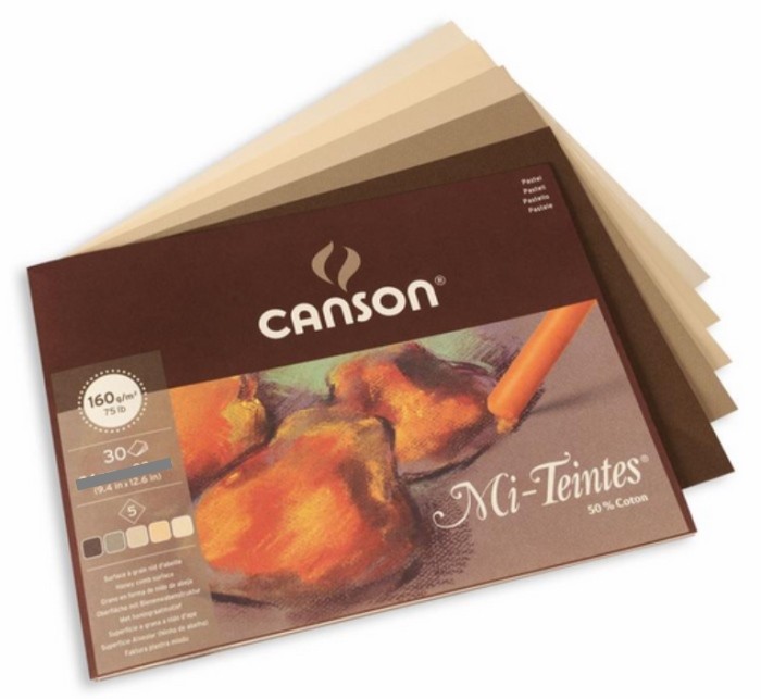 BLOC MI-TEINTES TERRES 41x32