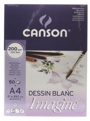 BLOC IMAGINE CANSON A4 200g.50fulls