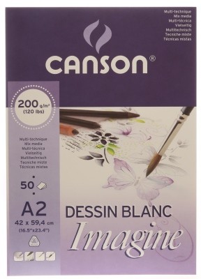 BLOC IMAGINE CANSON A2 200g.50 fulls