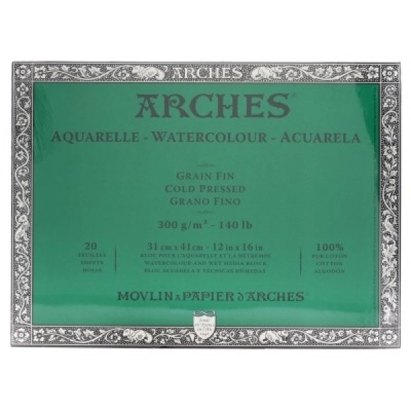 BLOC ARCHES 300gr.GF 41x31 20 FULLS