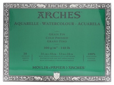 BLOC ARCHES 300gr.GF 41x31 20 FULLS