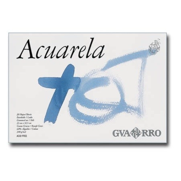 BLOC AQUARELA 240gr.32x25  20 FULLS