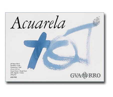 BLOC ACUARELA 240gr.GG 41x33  20 fulls