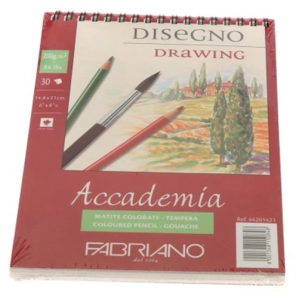 BLOC ACADEMIA 200gr.21x14  30 FULLS