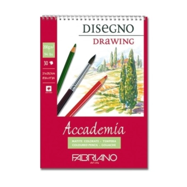 BLOC ACADEMIA 200gr.29x21  30 FULLS