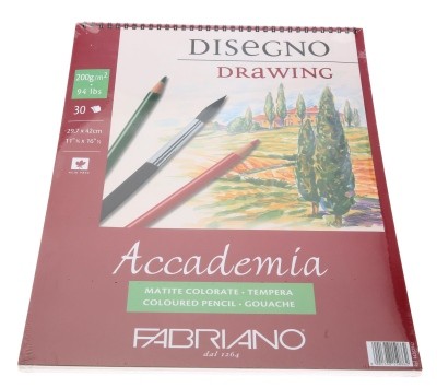 BLOC ACCADEMIA 200gr.A3 30 FULLS