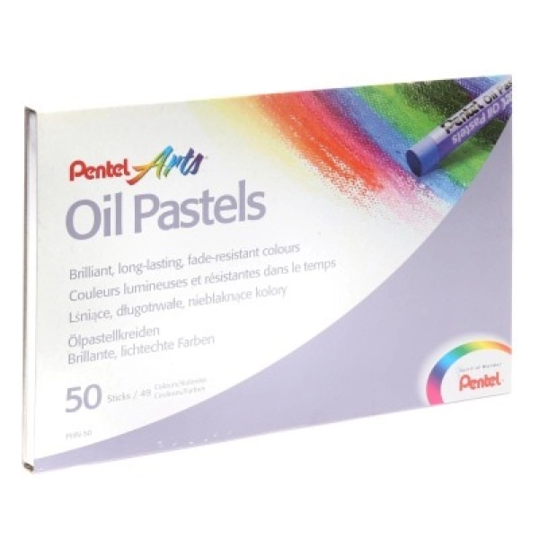 PENTEL 50 PASTELS A L'OLI