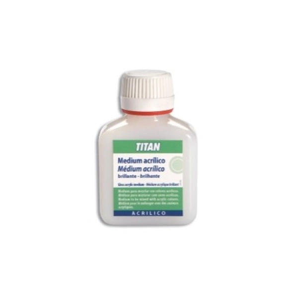 MEDIUM ACRILIC BRILLANT TITAN 100ml