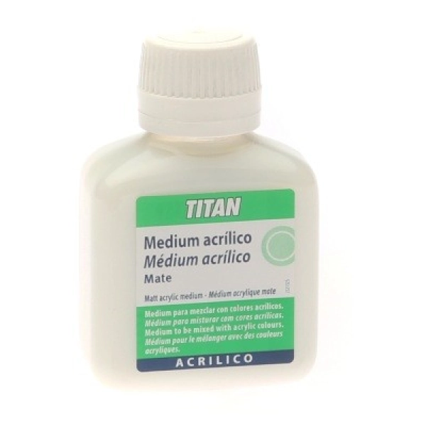 MEDIUM ACRILIC MATE TITAN 100ml