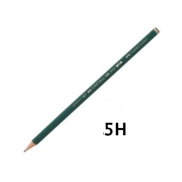 5H-LLAPIS GRAFIT FABER CASTELL 9000