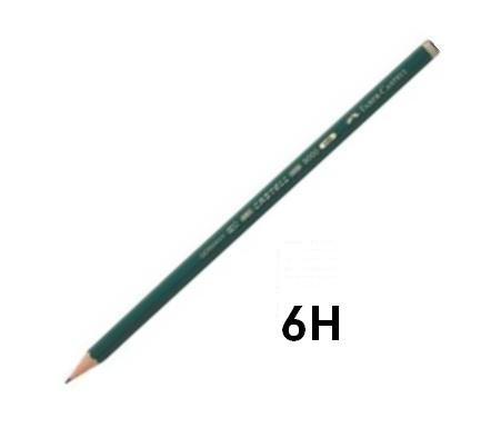 6H-LLAPIS GRAFIT FABER CASTELL 9000