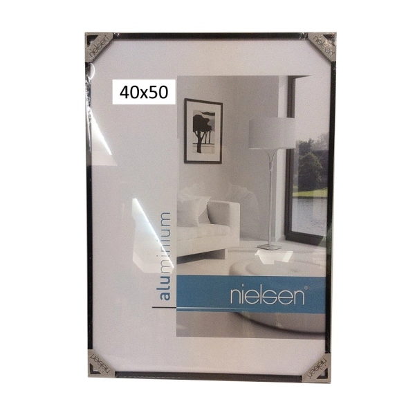 MARC ALUMINI NEGRE 40x50