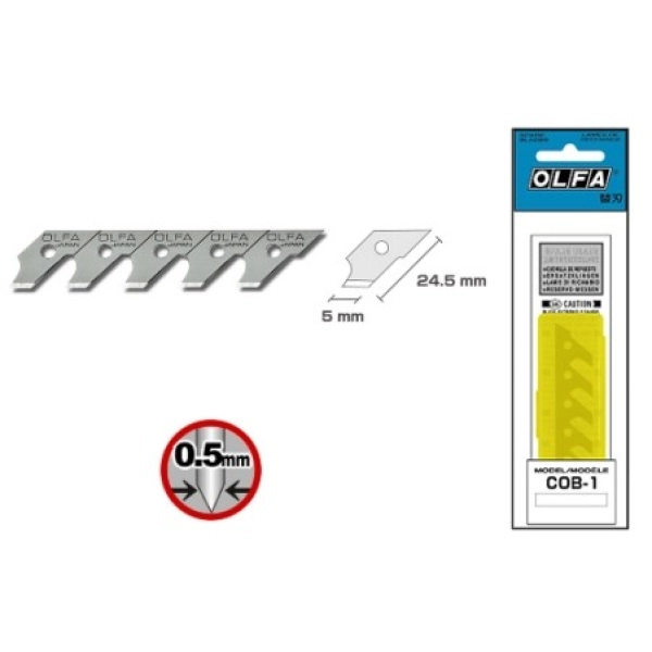 COB-1 OLFA RECANVI CMP-1 15 fulles
