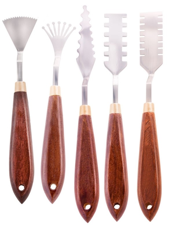 SET 5 ESPATULES PER EFECTES