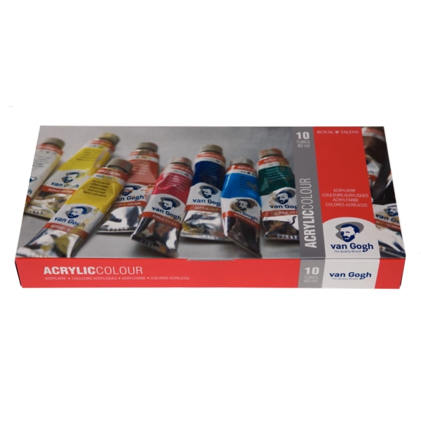 VAN GOGH ACRILIC 10 TUBS 40ml