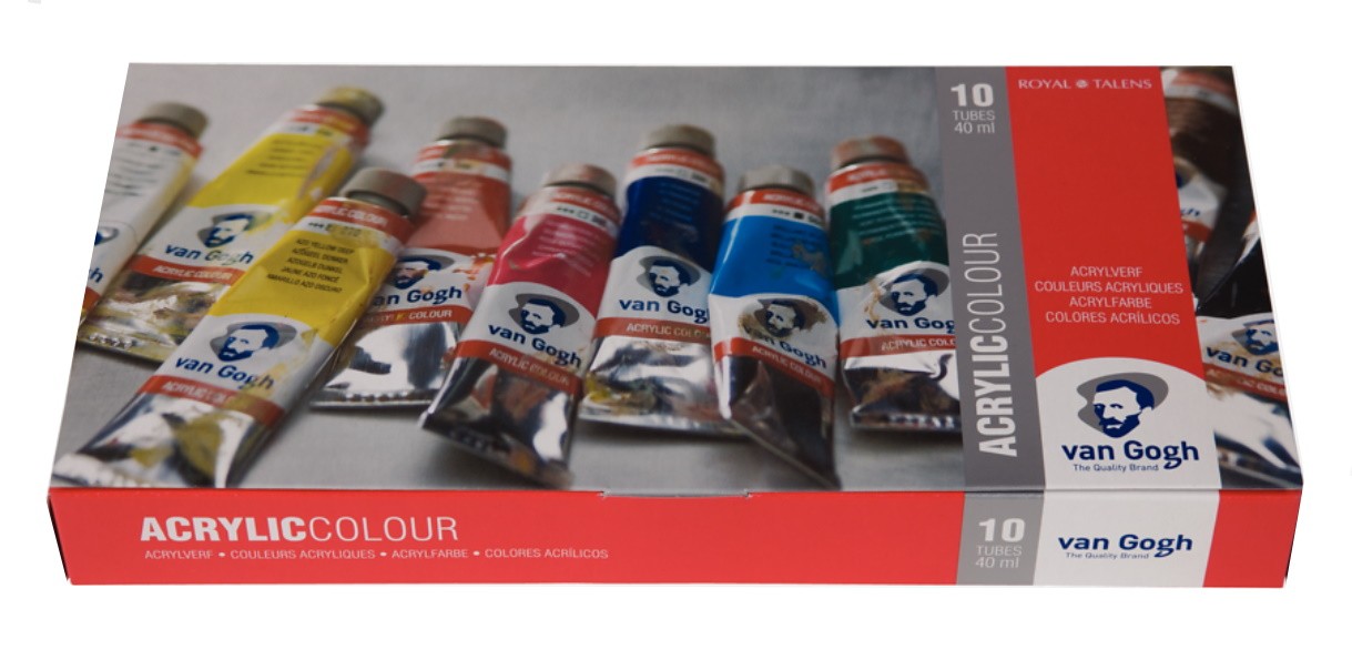 VAN GOGH ACRILIC 10 TUBS 40ml