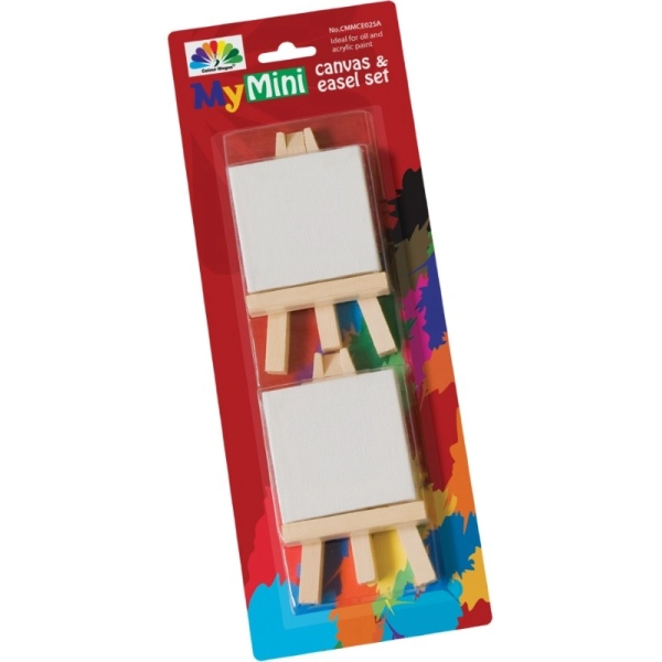 SET 2 MINI-CAVALLETS + BASTIDORS