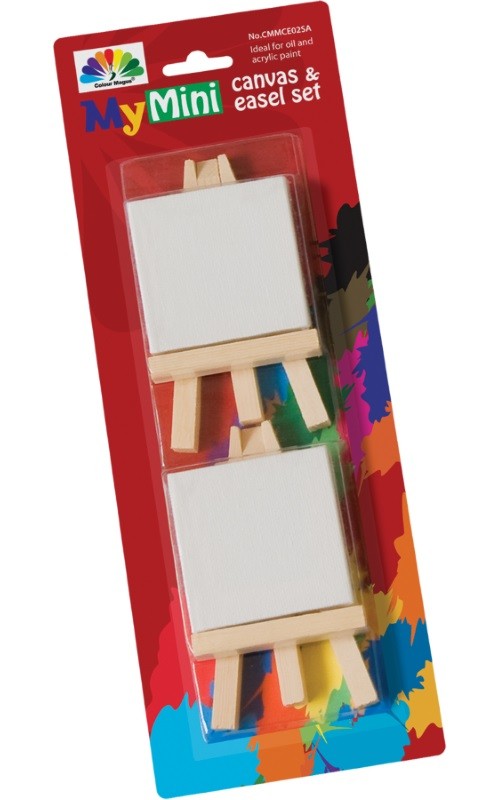 SET 2 MINI-CAVALLETS + BASTIDORS