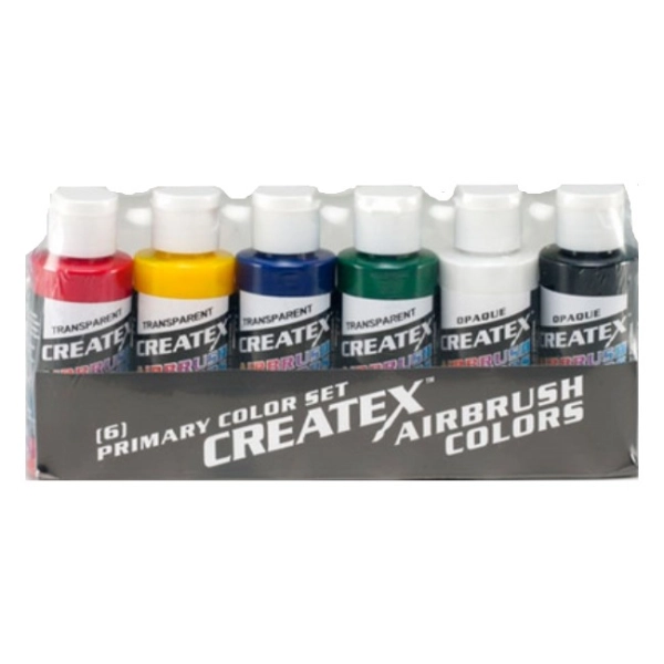 CREATEX-SET 6 COLORS  60ML