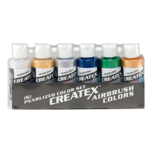 CREATEX-SET 6 COLORS PERLATS 60ML