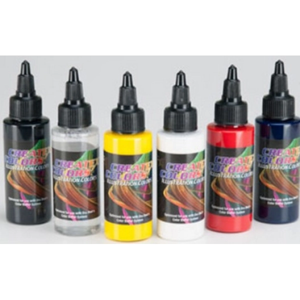 CREATEX-SET 6 COLORS  60ML