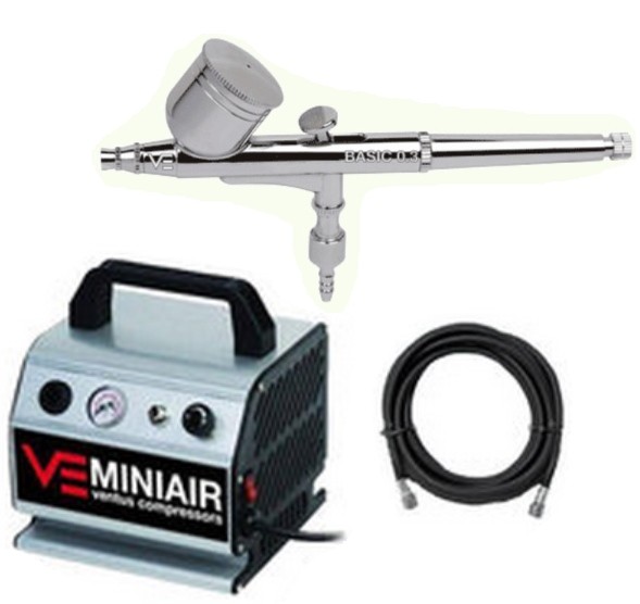 KIT AEROGRAFIA MINI-AIR+BASIC 0.3