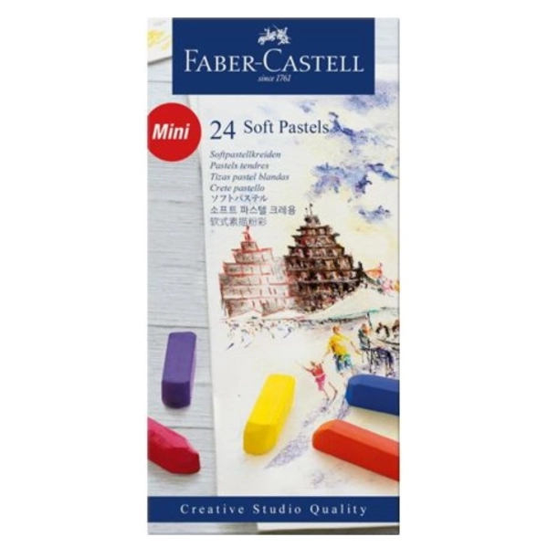 CREATIVE FABER-CASTELL 24 MITJOS PASTELLS