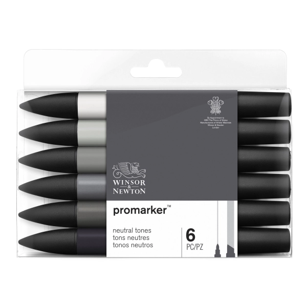 SET 6 PROMARKER TONS NEUTRALS