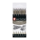 SET 6 RETOLADORS CALIBRATS PIGMA MICRON