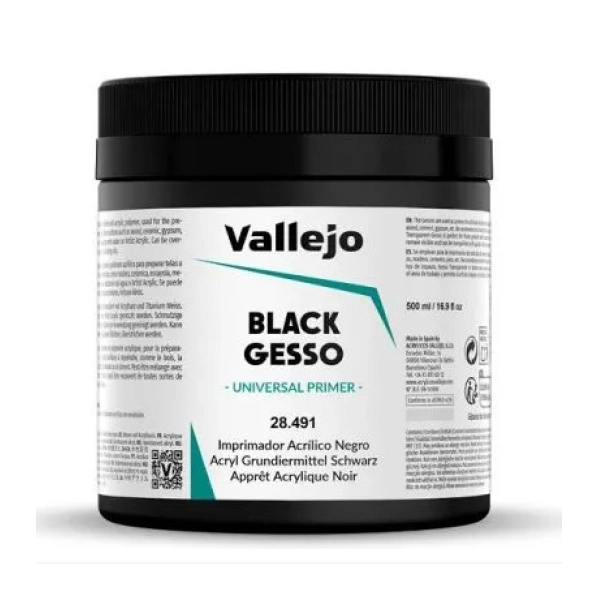 GESSO NEGRE VALLEJO 500ml