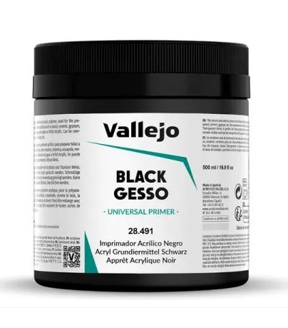 GESSO NEGRE VALLEJO 500ml