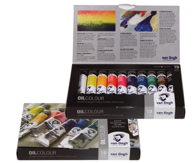 SET OLI 10 TUBS VAN GOGH