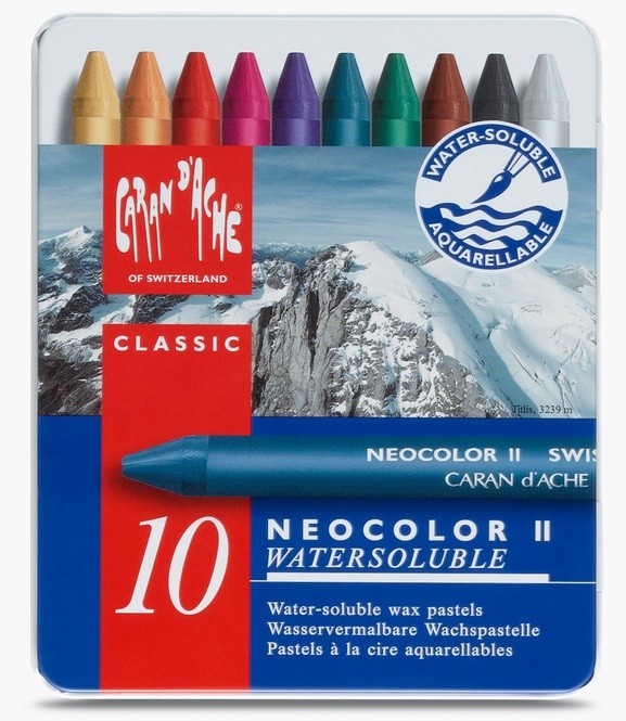 NEOCOLOR CARAN D'ACHE 10 COLORS