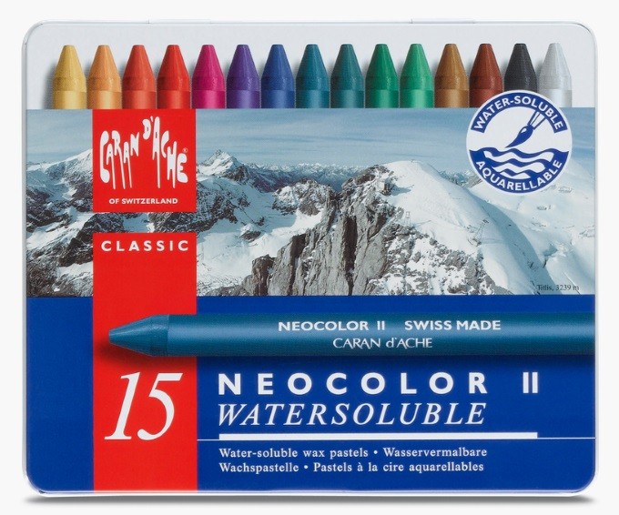 NEOCOLOR CARAN D'ACHE 15 COLORES