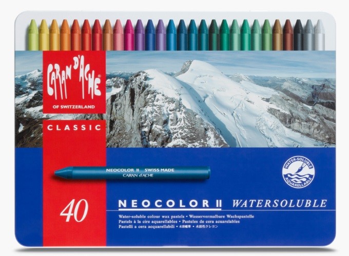 NEOCOLOR CARAN D'ACHE 40 COLORS