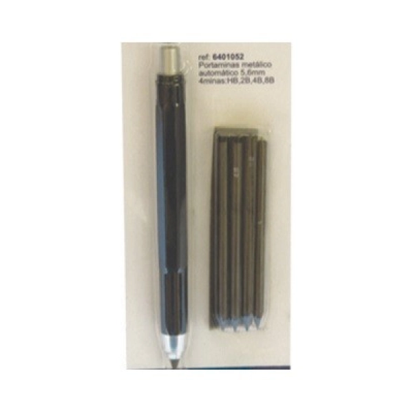 PORTAMINES 5,6mm + 7 MINES GRAFIT