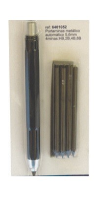 PORTAMINES 5,6mm + 7 MINES GRAFIT