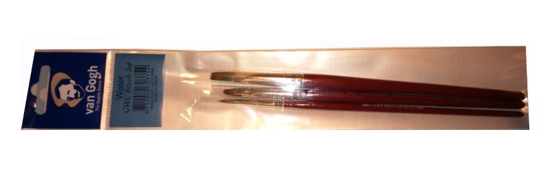 SET 3 PINZELLS VAN GOGH CURTS TORAI