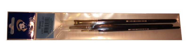 SET 3 PINZELLS VAN GOGH CURTS TORAI