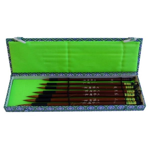 SET 7 PINZELLS ORIENTALS CALIGRAFIA
