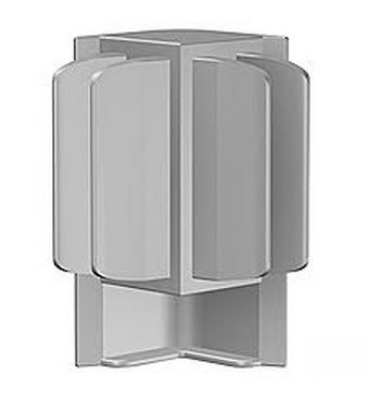 TERMINAL CONECTOR CANTONADA GRIS