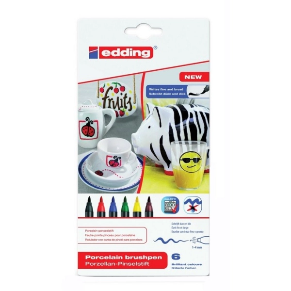 SET 6 EDDING 4200 CERAMIC BASICS