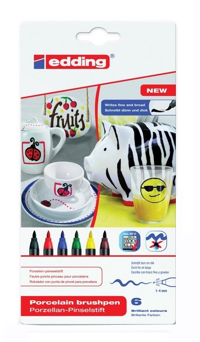 SET 6 EDDING 4200 CERAMIC BASICS