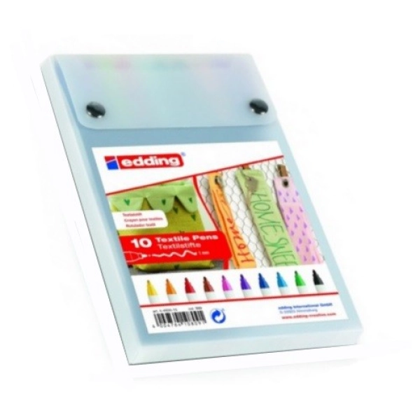 SET 10 RETOLADORS EDDING 4600 TEXTIL