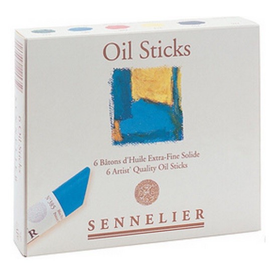 SET 6 BARRES OLI SENNELIER