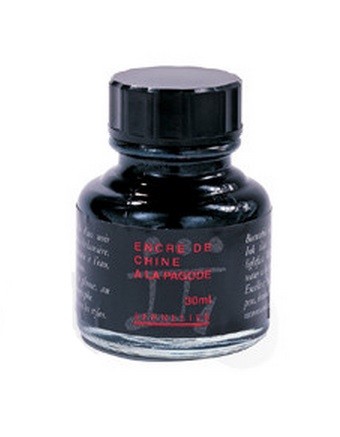 TINTA XINA SENNELIER 30ml-NEGRE