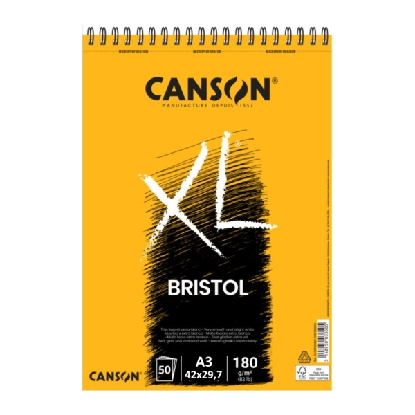 BLOC XL BRISTOL A3 180 gr.50 FULLS